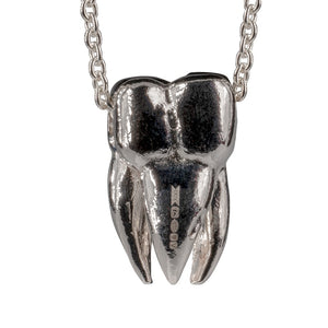 Sterling Silver Tooth Necklace