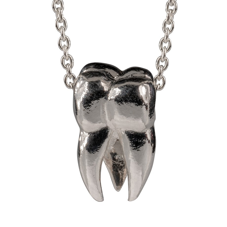 Sterling Silver Tooth Necklace