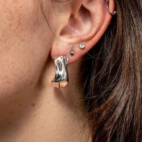 organic shaped earrings