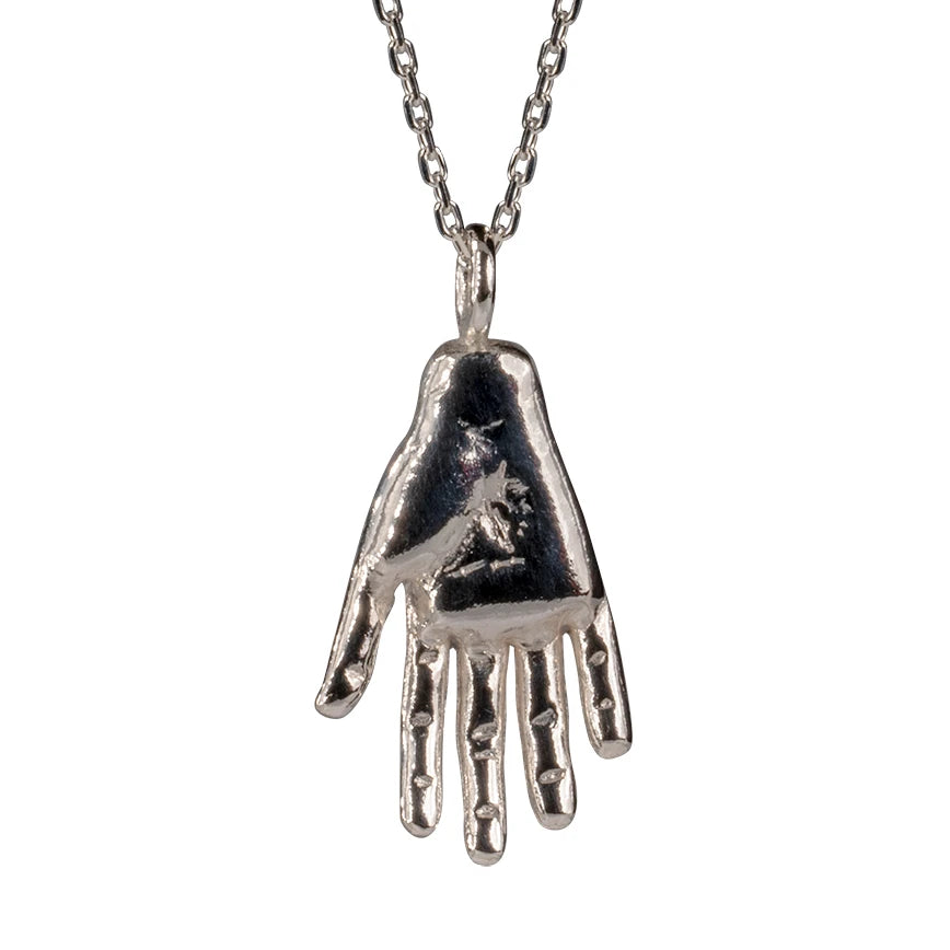 sterling silver hand pendant