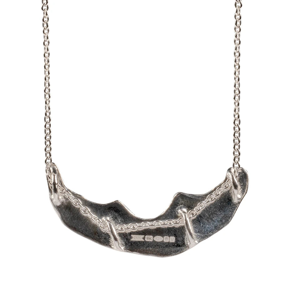 sterling silver statement necklace